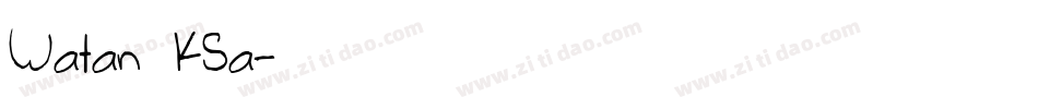 Watan KSa字体转换
